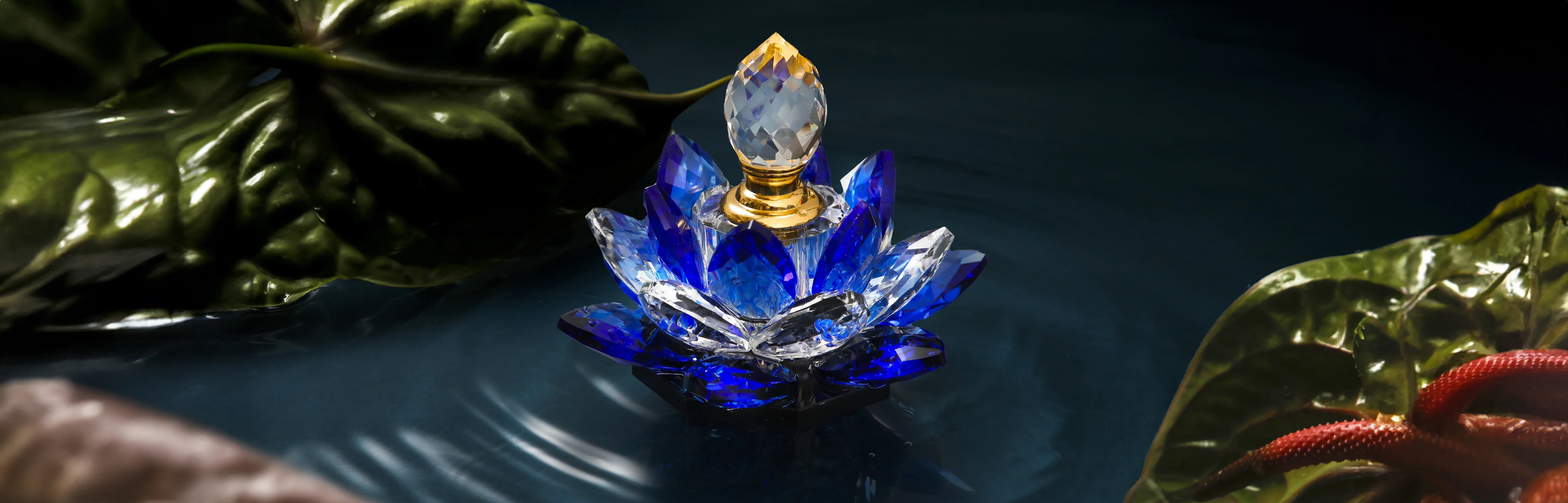 Lotus Flower Perfume Bottles